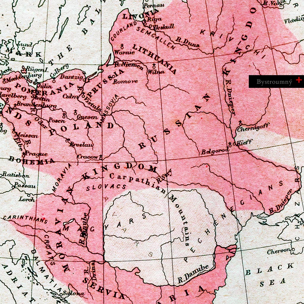 Detailná ilustrácia v&nbsp;štýle viktoriánskej kartografie, ktorá mapuje etnický pôvod Slovákov v&nbsp;kontexte európskej histórie. V&nbsp;týchto vyblednutých tónoch hľadáme odpoveď na otázku: „Kým sme boli?“ Ale čo je oveľa podstatnejšie, táto mapa – so všetkými jej nepresnosťami a&nbsp;nedokonalosťami – prináša ešte jednu, oveľa podstatnejšiu: „Kým sme sa stali?“ Pretože práve takýto prístup otvára cestu k&nbsp;debatám o&nbsp;tom, že – síce sme raz boli, a&nbsp;teraz nejako sme… ale ak budeme pokračovať… tak ako pokračujeme, s&nbsp;prístupom zo strany našich politických elít a&nbsp;lokálnych oligarchických správcov nadobudnutého majetku, všetkými ostatnými nevidiacimi a&nbsp;nepočujúcimi, ktorí nejakým spôsobom profitujú zo súčastného stavu na Slovensku, tak je prakticky isté, že jedného dňa – slovenská kultúra s&nbsp;jej nositeľmi Slovákmi – jednoducho nebude v&nbsp;podobe, v&nbsp;akej bola po stáročia. Kontinuita nejakého kolektívneho povedomia sa postupne vytratí a&nbsp;namiesto „žijúcej kultúry“ sa stane (aspoň tým) „bezduchým folklórnym skanzenom“. Národ, ako spoločenstvo osôb, ktorého väčšina sa definuje len cez spotrebu a&nbsp;krátkodobé výhody, zapredávajúc budúcnosť vlastného potomstva, taký národ prestáva byť kultúrou a&nbsp;stáva sa len demografickou štatistikou obývajúcou isté územie…